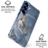 Fairy with Black Cat Sitting on Moon by Nene Thomas Galaxy S25 Clear Case